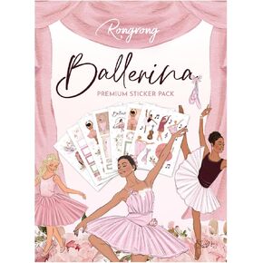Rongrong Ballet Planner Stickers Pack for Planners, Calendars, Journals and Projects – Premium Quality Hand Drawn – Scrapbook Accessories – 10 Pages - A Dancer's Dream