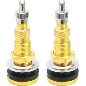Uenhoy 2 Pcs TR618A Metal Tubeless Air Liquid Valve Stems Tractor Air Liquid Valves Replacement