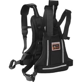Extension Motorcycle Safety Harness for Kids & Adults, Solid Child Passenger Safety Belt with 2 Handles, Metal Quick Release Buckle, Widened Shoulder and Strap, Breathable Material, Black