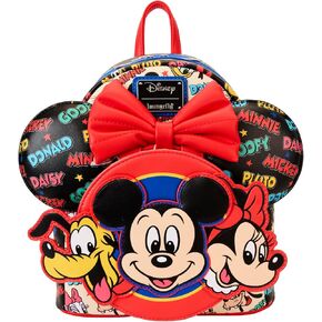 Loungefly Disney Mickey and Friends Classic Ear Holder Mini Backpack Combo