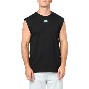 HUGO Men's Center Logo Muscle Tank