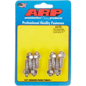 ARP 4007601 Valve Cover Studs With Hex Nuts, Polished Stainless Steel, Package Of 8, For Select Stamped Steel Covers