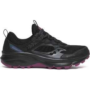 Saucony Women's Excursion TR17 GTX Hiking Shoe, Black/Plum, 9