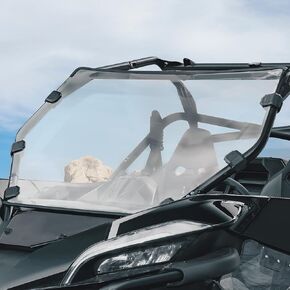 KEMIMOTO Windshield Compatible with ZForce 950 Windshield 2022-2024 CFMOTO ZForce 950 H.O /950 H.O.E.X. /2020-2022 ZForce 950 Sport Hard-coated Polycarbonate Front Full Windshield Scratch Resistant