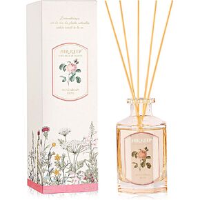 Reed Diffusers Set, 6.09 oz Scent Diffuser with 8 Reed Diffuser Sticks, Home Fragrance Clean Linen Aromatherapy Oil Diffuser Reeds，Bathroom & Home Decor 180ml