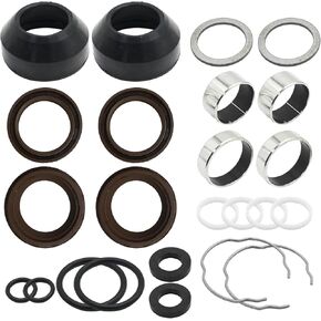 0403-0022 Front Fork Rebuild Kit With 41mm Forks Replacement for Electra Glides Road Kings Road Glides Street Glides 1990-2001 2006-2013
