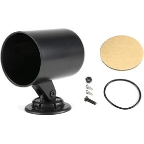 KIMISS 2" 52mm Universal Car Meter Holder, Vehicle Truck Plastic Single Gauge Holder Pod Cup Mount(Black)