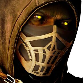 VZQI Mortal Kombat Mask Scorpion Sub-Zero Mask Halloween Game Cosplay Costume Mens