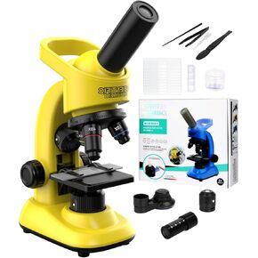 Microscope for Kids, 40X-800X Compound Microscope, Educational STEM & Science Toys for Kids Students, Smartphone Mount