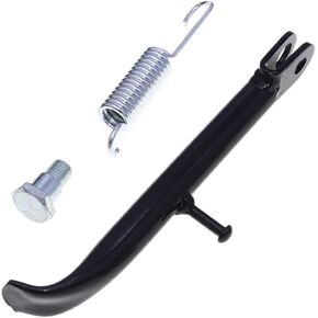 21cm 8.26inch Motorcycle Side kickstand, Mini Motorcycle Bicycle Kickstand Side Stand, Pocket Bike Kick Stand Metal Side Parking Lever Stand, Fit for Apollo 47cc / 49cc Mini Dirt Bikes Bike Parts