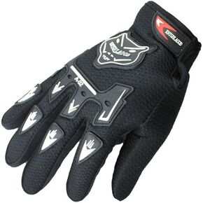 Riding Gloves Teens Youth ATV Quad Off-Road Dirt Pit Bike Gloves Go Kart Motorcycle Scooter Power Sports Racing Gloves Mini Bike Moped Riding Cycling Women Girls Boys Large