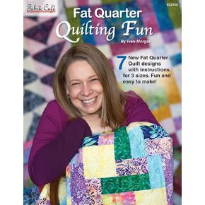 Fabric Cafe Fat Quarter Quilting Fun, Brown