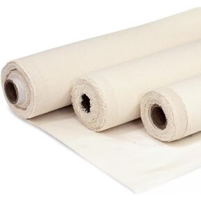 Barcelonetta | Canvas Fabric | Cotton Duck | Heavy | Natural 10oz | 62'' Wide | Arts & Crafts, Backings, Covers, Placemats (1 Yard)