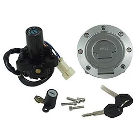 for Yamaha R1 1998-2005 YZF R6 1999-2005 MT03 06-12 Motorcycle Ignition Switch Lock + Fuel Gas Cap + Seat Lock + 2 Key Set Assembly