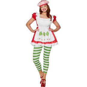 InSpirit Design Strawberry Shortcake Adult Costume | Officially Licensed |Strawberry Shortcake and Friends