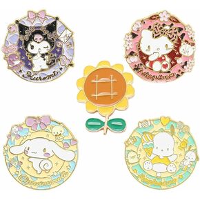 Kitty Brooch Enamel Standing Collar Kawaii Cartoon Badge scarves Hat Crossbody Clothing Backpack Decoration Accessories Girl Kids Women Clothing, and Decorations