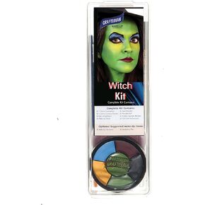 Graftobian Witch Character Makeup Kit - Witch Makeup Set for Costumes, Cosplay, and Halloween