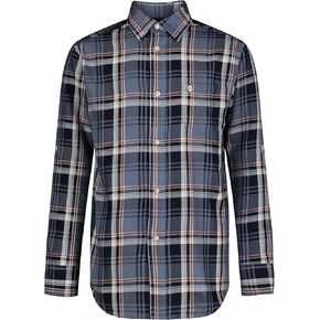 IZOD Boys' Long Sleeve Plaid Button-Down Twill Shirt