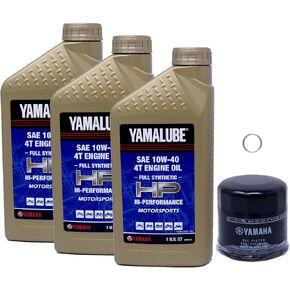 Edwards Full Synthetic Oil Change Kit fits 2022-2024 Yamaha YZF-R7 Motorcycle