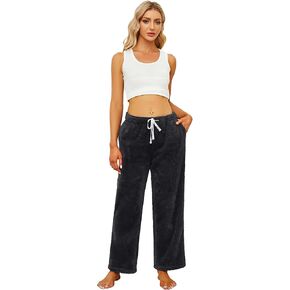 HEARTNICE Women's Warm Plush Pajama Pants Soft Fluffy Pajama Sleep Pants Comfy Fuzzy Lounge Pants Fleece Bottoms Sleepwea