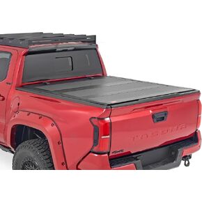 Rough Country Hard Flip Up Bed Cover for Toyota Tacoma (2024) - Fits 5' (60.3") Bed- 49415551