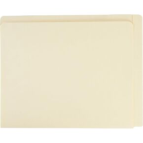 Smead Conversion File Folder Top and End Tab, Letter Size, Manila, 100 per Box (24190)