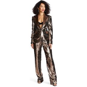 HALSTON Women's Ameri Jacket in Sequin