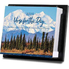 2025 Bible Calendar - 365 Day Calendar with Bible Verses from Jan 2025 - Dec 2025, Daily Calendar 2025 Page a Day, 5.85'' x 4.85'', Bible Verses Calendar 2025