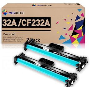 Compatible Toner Cartridge Replacement for HP CF232A 32A Imaging Drum Unit for Pro M118dw M148dw M148fdw MFP M227fdn, M227fdw M227 M203dw M203dn M203 Series M149 Printer (2 Pack,Black)