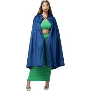 Hooded Cape Cloak Victorian Capelet Renaissance Medieval Halloween Costume