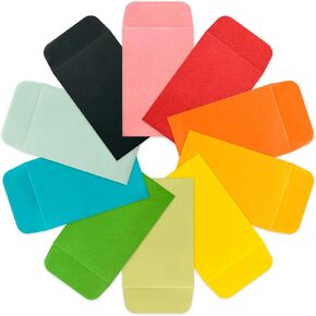 Cash Envelopes 120 Pcs, JAXIGREETINGS Money Envelopes for Cash, 2.25 x 3.5 In Small Coin Envelopes, Self-Adhesive Seed Envelopes for Mini Parts Small Items Stamps Storage Packets (Kraft paper color)…