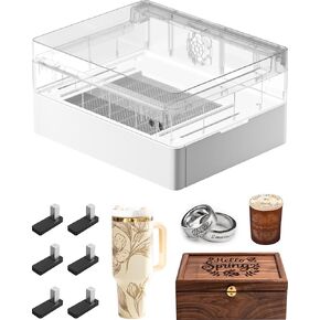 xTool M1 Ultra Riser Base with Honeycomb Panel, Honeycomb Working Panel for Fast Heat Dissipation and Desktop-Protecting, Pre-assemble Riser Base, Dimension: 24.4"x 19.6"x 5.5"
