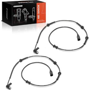 A-Premium ABS Wheel Speed Sensor Compatible with Fiat Model - 500 2012-2019 - Front Driver and Passenger Side, 2-PC Set, Replace# K68073058AB, K68073058AA