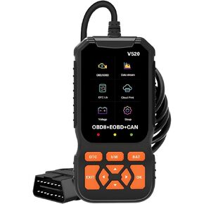 Professional OBD2 Car Scanner Diagnostic Tool, Enhanced V520 Vehicle OBDII/EOBD Check Engine with Read/Erase Fault Code, Auto Code Reader Scanner, Universal for Cars After 1996