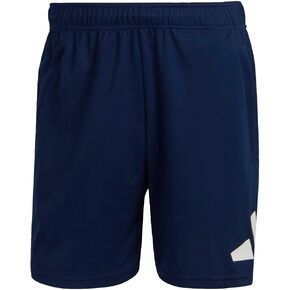 adidas Men's Essentials Logo Training Shorts, Dark Blue/White, 3X-Large in Kuwait