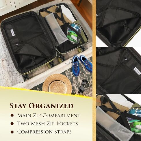 FUL Harry Potter 25 Inch Rolling Luggage, Hogwarts Express Hardshell Suitcase with Spinner Wheels, Black (FKFL0004-001) in Saudi Arabia