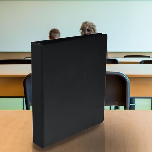 School Smart D Ring Binder, Polypropylene, 1 Inch, White in Saudi Arabia