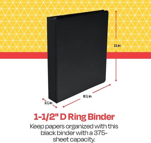 School Smart D Ring Binder, Polypropylene, 1 Inch, White in Saudi Arabia