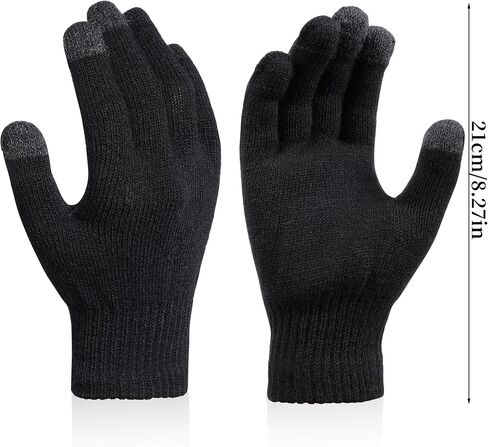 36 Pairs Winter Gloves Touchscreen Magic Gloves Stretchy Knit Cotton Gloves Bulk For Men Women Homeless Cold Weather in Kuwait