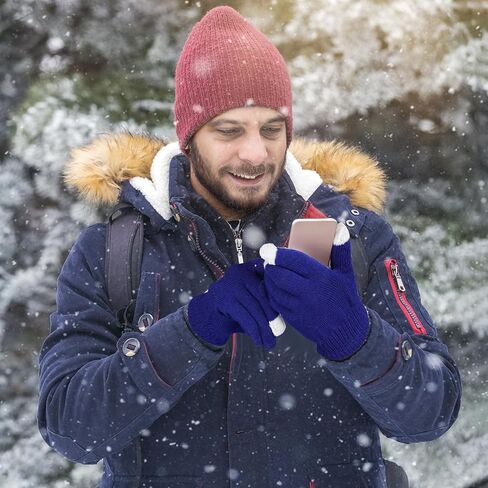 36 Pairs Winter Gloves Touchscreen Magic Gloves Stretchy Knit Cotton Gloves Bulk For Men Women Homeless Cold Weather in Kuwait