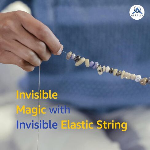 1mm x 100m Clear Elastic Bracelet String Strong & Stretchy Elastic String for Bracelets Bead Cord Elastic for Jewellery Making and Jewelry Making Clear String for Bracelet Making Supplies (1Pcs) in Saudi Arabia