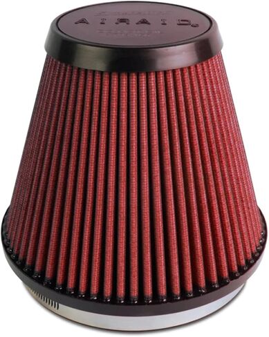 Airaid 700-466 فلتر هواء عالمي مثبت: مستدير مدبب؛ معرف شفة 6 بوصات (152 مم)؛ 6 بوصات (152 ملم) الارتفاع؛ قاعدة 7.25 بوصة (184 ملم)؛ 4.75 بوصة (121 ملم) علويًا in Kuwait