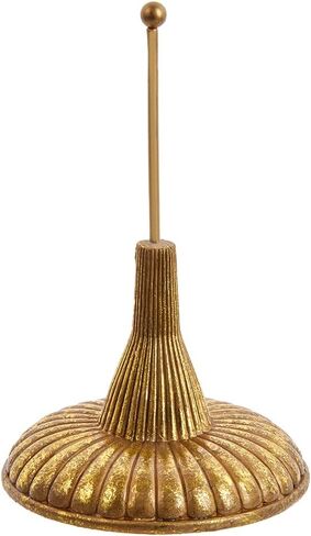 Kurt S. Adler Kurt Adler 7-Inch Resin Gold Finial Holder Table Piece in Saudi Arabia