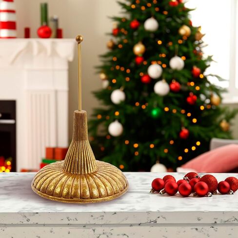Kurt S. Adler Kurt Adler 7-Inch Resin Gold Finial Holder Table Piece in Saudi Arabia