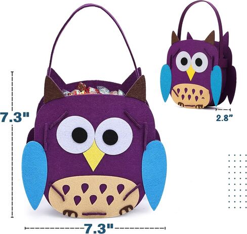Mr. Pen- Mini Halloween Bags, 3Pack, Felt Halloween Goody Bags, Halloween Candy Bags Treat Bags, Halloween Bags for Candy, Halloween Goodie Bag in Saudi Arabia