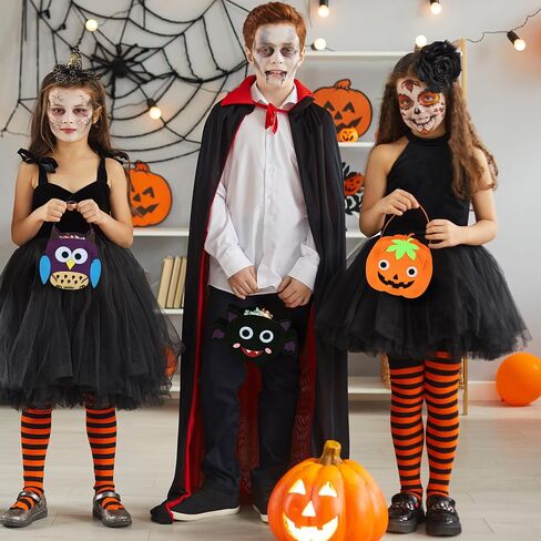 Mr. Pen- Mini Halloween Bags, 3Pack, Felt Halloween Goody Bags, Halloween Candy Bags Treat Bags, Halloween Bags for Candy, Halloween Goodie Bag in Saudi Arabia