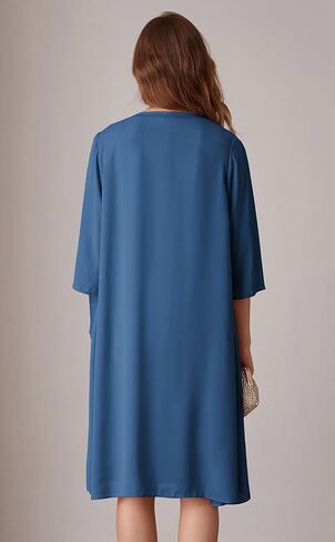GRACE KARIN Women's Sequin Dress Two Piece Mother of The Bride Dresses with Jacket Lace Formal Wedding Guest Dress in Saudi Arabia