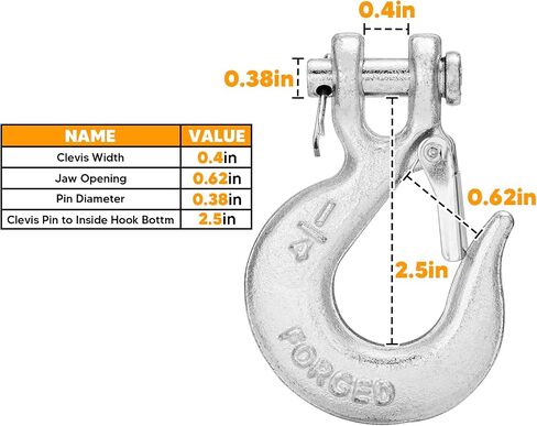 Wsays Winch Cable Stopper and 1/4" Winch Clevis Slip Hook Compatible with ATV UTV in Saudi Arabia