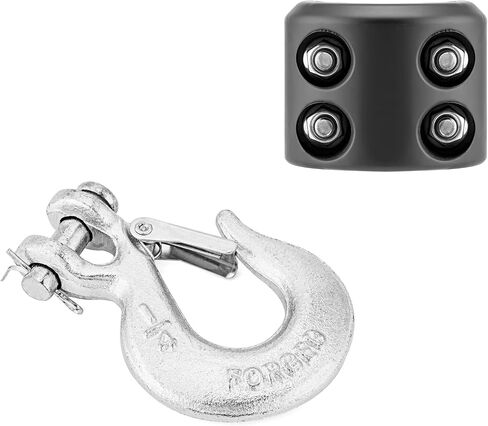 Wsays Winch Cable Stopper and 1/4" Winch Clevis Slip Hook Compatible with ATV UTV in Saudi Arabia