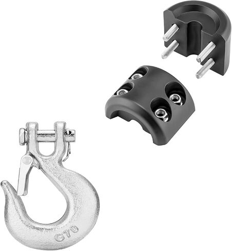 Wsays Winch Cable Stopper and 1/4" Winch Clevis Slip Hook Compatible with ATV UTV in Saudi Arabia